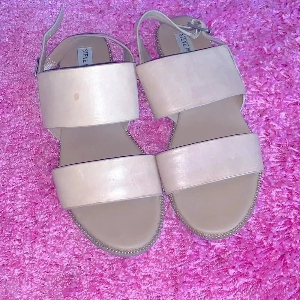 Steve Madden tan sandals 